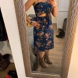 Floral Blue Trixxi Dress